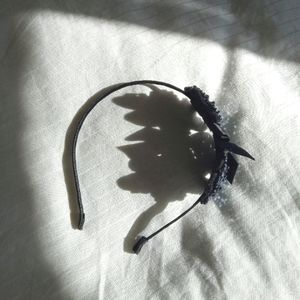 Blue Beaded Headband